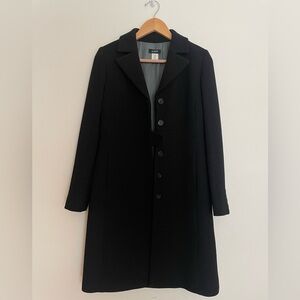 JCrew Classic Black Coat
